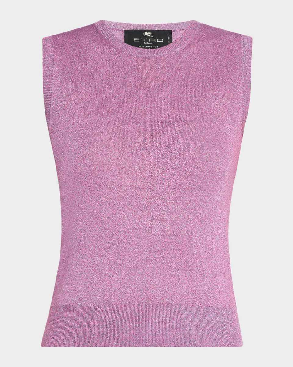 Metallic Knit Tank Top